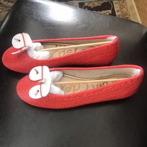 sam edelman falcon raffia ballet flats